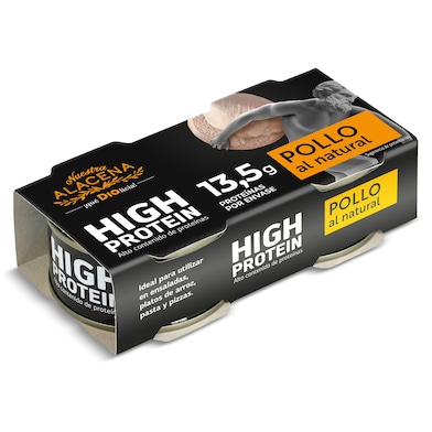 Pollo al natural alto en proteínas Dia Nuestra Alacena 2 x 52 g-0