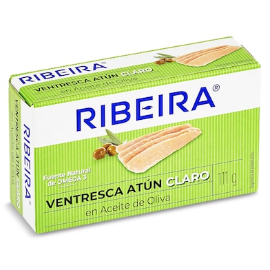 Ventresca de atún claro en aceite de oliva Ribeira 73 g-0