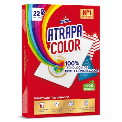 Toallitas atrapacolor Micolor 22 unidades-0