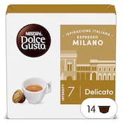 Cápsulas de café espresso Milano Dolce Gusto 14 unidades