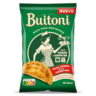 Masa gruesa para empanadillas estilo argentino Buitoni 350 g-0