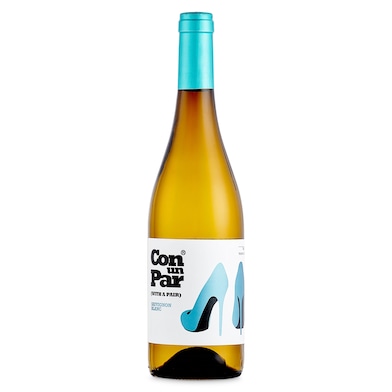 Vino blanco sauvignon Con un par 75 cl-0