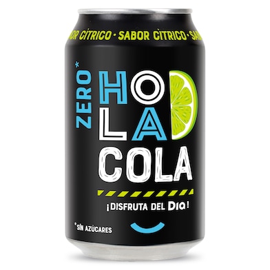 Refresco de cola zero sabor cítrico Dia Hola Cola 330 ml-0 Refresco de cola zero sabor cítrico Dia Hola Cola 330 ml-0