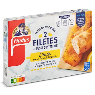 Filetes de pescado con limón MCS Findus 225 g-0
