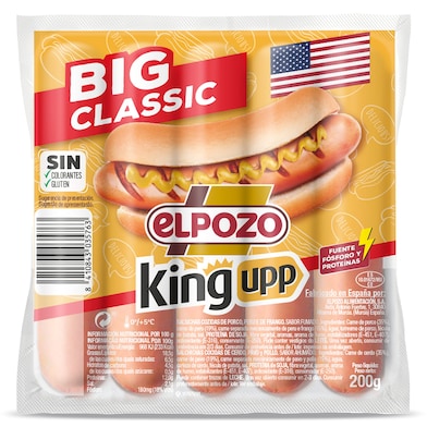 Salchichas big classic Elpozo 200 g-0 Salchichas big classic Elpozo 200 g-0
