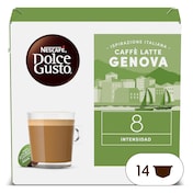 Cápsulas de café latte Genova Dolce Gusto 14 unidades