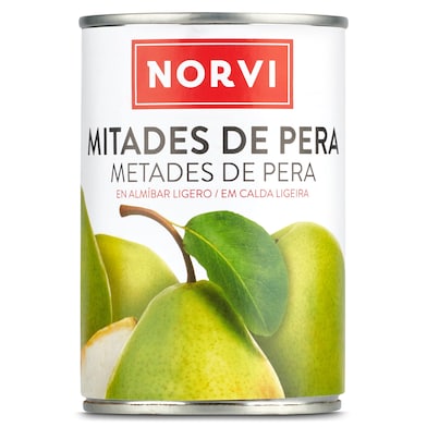 Pera en almíbar Norvi 240 g-0
