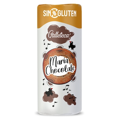 Galletas María con chocolate sin gluten Galleteca de Dia 200 g-0
