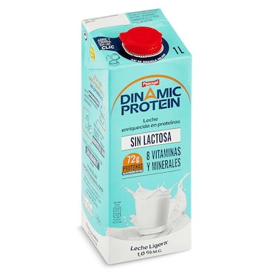 Leche desnatada sin lactosa dinamic protein Pascual 1 L-0