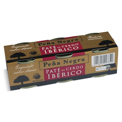 Paté de cerdo ibérico Argal 3 x 83 g-0