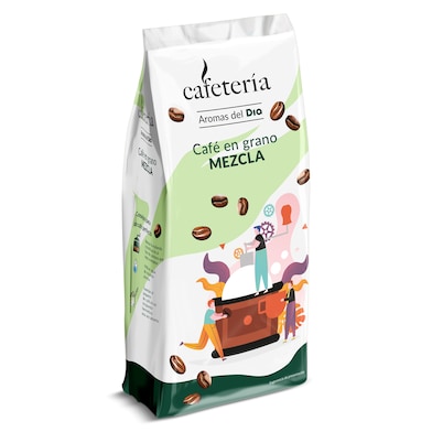Café en grano mezcla Dia Cafetería 500 g-0
