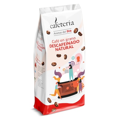 Café en grano descafeinado natural Dia Cafetería 500 g-0