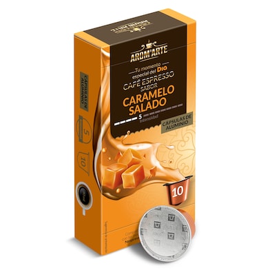 Cápsulas de café caramelo Dia Arom'arte 10 unidades-0