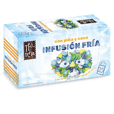 Infusión fría con piña y coco Dia Tetería 20 unidades-0