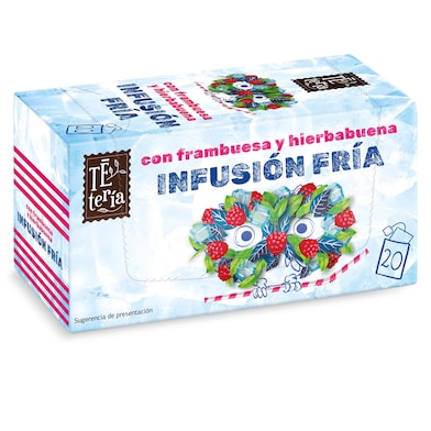 Infusión fría con frambuesa y hierbabuena Dia Tetería 20 unidades-0