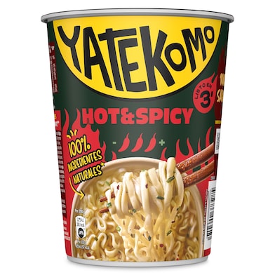 Noodles hot & spicy Gallina Blanca Yatekomo 60 g-0