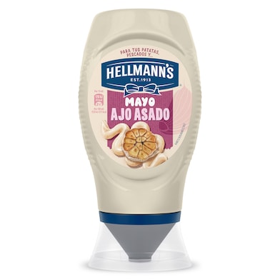 Mayonesa de ajo asado Hellmann's 250 ml-0