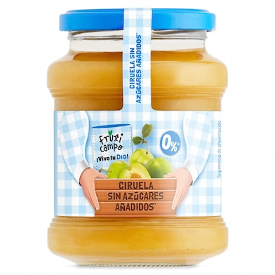Mermelada de ciruela 0% sin azúcares añadidos Dia Fruticampo 330 g-0