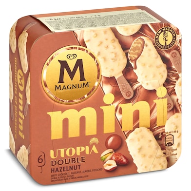 Magnum Utopía doble avellana 6 unidades 276 g-0