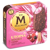 Magnum Utopía doble cherry 3 unidades 213 g