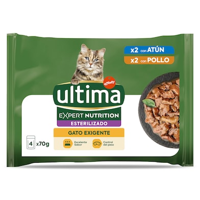 Alimento para gatos esterilizados Ultima 280 g-0
