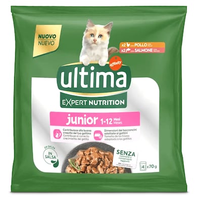 Alimento para gatos junior expert nutrition Ultima 280 g-0