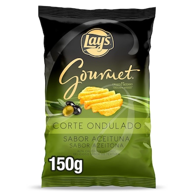 Lay's Gourmet onduladas sabor aceituna 150 g-0