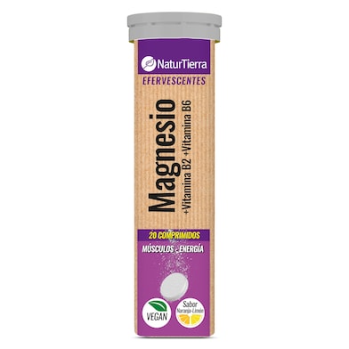 Comprimidos de Magnesio + Vitamina B2 y B6 Natur Tierra 20 unidades-0
