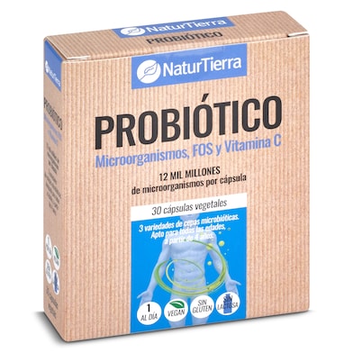 Cápsulas probióticas Natur Tierra 30 unidades-0
