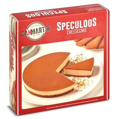 Tarta speculoos cheesecake San Martín 350 g-0
