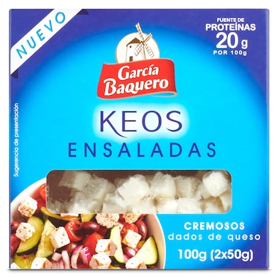 Queso en dados para ensaladas García Baquero 2 x 50 g-0