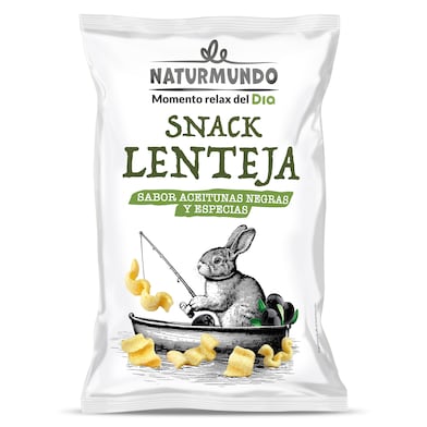 Snack de lenteja sabor aceituna negra y especias Dia Naturmundo 95 g-0