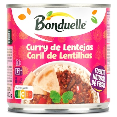 Curry de lentejas Bonduelle 400 g-0