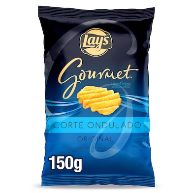 Lay's Gourmet onduladas 150 g-0