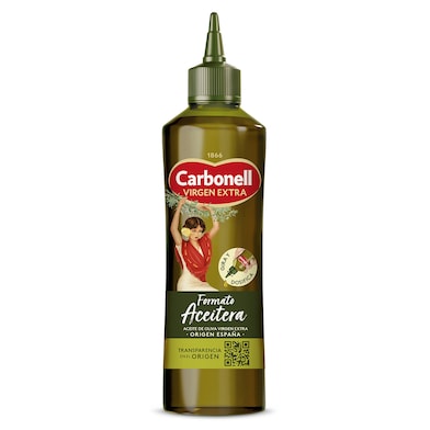 Aceite de oliva virgen extra formato aceitera Carbonell 460 ml-0