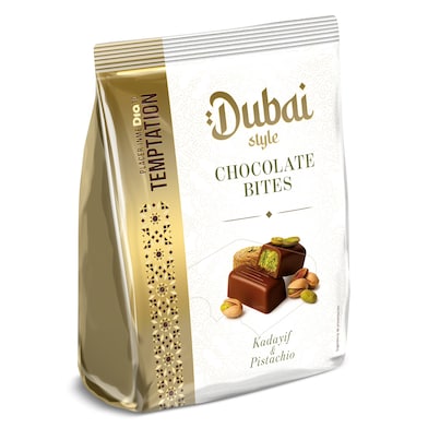 Bombones de chocolate con pistacho estilo Dubai Dia Temptation 150 g-0