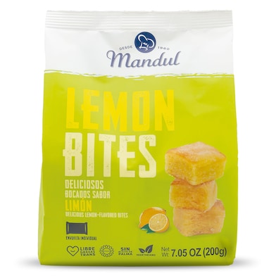 Bizcochitos de limón Mandul 200 g-0