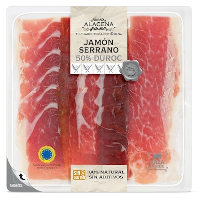 Jamón serrano 50% Duroc Dia Nuestra Alacena 90 g-0