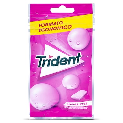 Chicles sabor bubblemint sin azúcar Trident 24 unidades-0