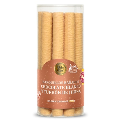 Barquillos cubiertos de chocolate y turrón Dia Dulce Noel 200 g-0 Barquillos cubiertos de chocolate y turrón Dia Dulce Noel 200 g-0
