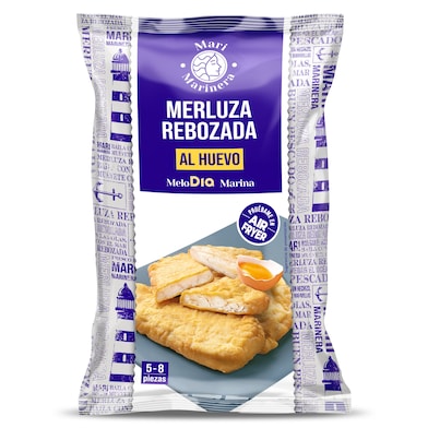 Filetes de merluza rebozados Dia Mari Marinera 500 g-0