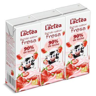 Batido de fresa Dia Láctea 3 x 200 ml-0