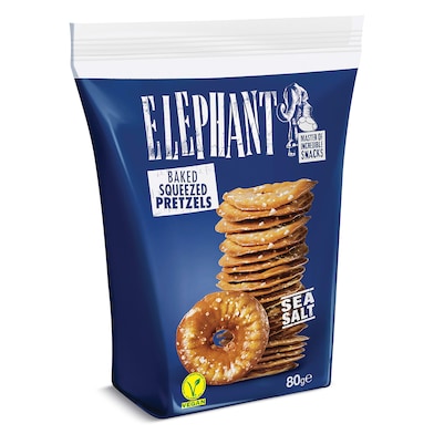 Galletas saladas con sal marina Elephant 70 g-0