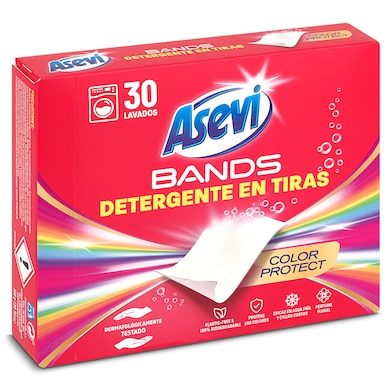 Detergente en tiras color protect Asevi 30 lavados-0