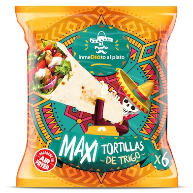 Tortillas de trigo maxi Dia Al Punto 360 g-0