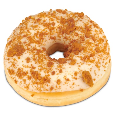 Rosquilla rellena de crema Biscoff cubierta de chocolate blanco y galleta 76 g-0