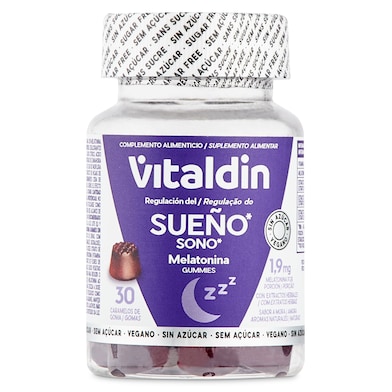 Gominolas de melatonina Vitaldin 30 unidades-0