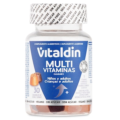 Gominolas multivitaminas Vitaldin 30 unidades-0