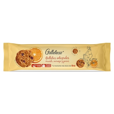Galletas integrales muesli, naranja y pasas Galleteca de Dia 120 g-0
