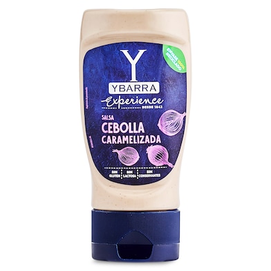 Salsa de cebolla caramelizada Ybarra 250 ml-0